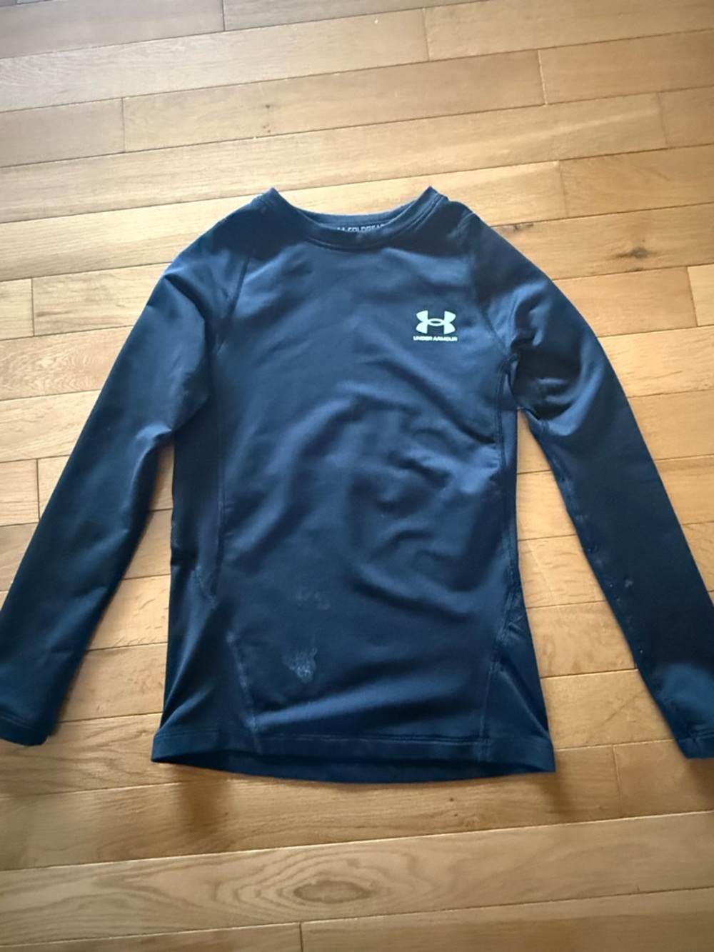 Under Armour Kids Navy Long Sleeve Performance Top